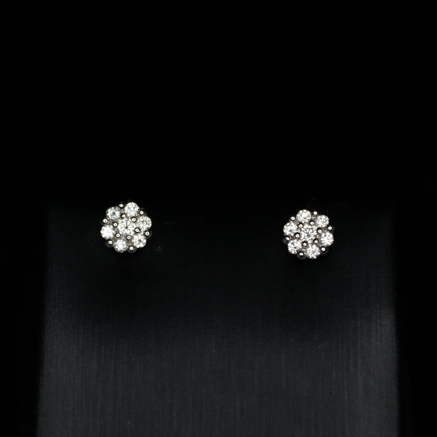 Small Flower Diamond Earring - XIGEMS