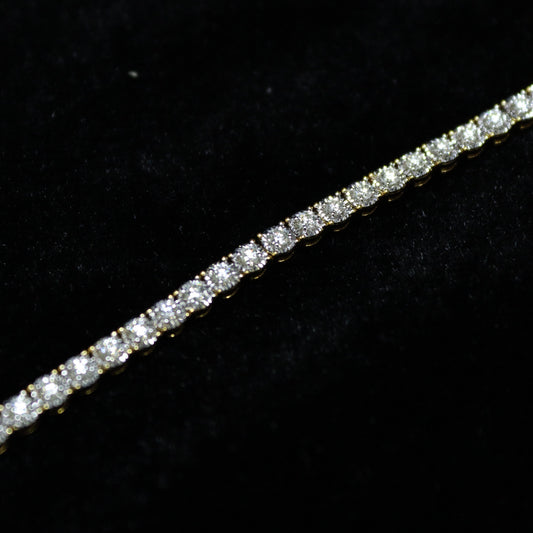 1.58CT YG Diamond Bracelet - XIGEMS 