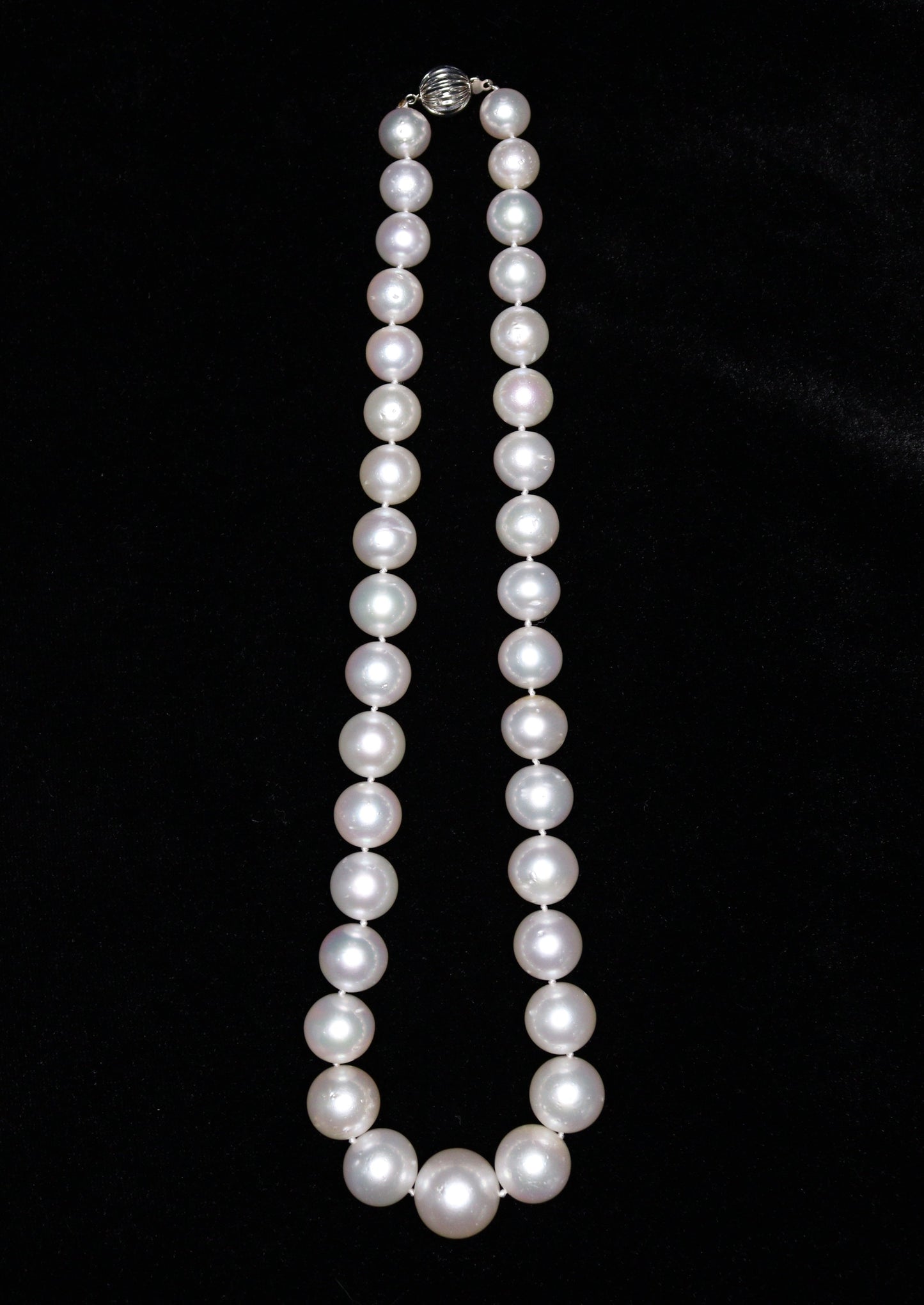 10-15MM White South Sea Pearl Necklace - XIGEMS 