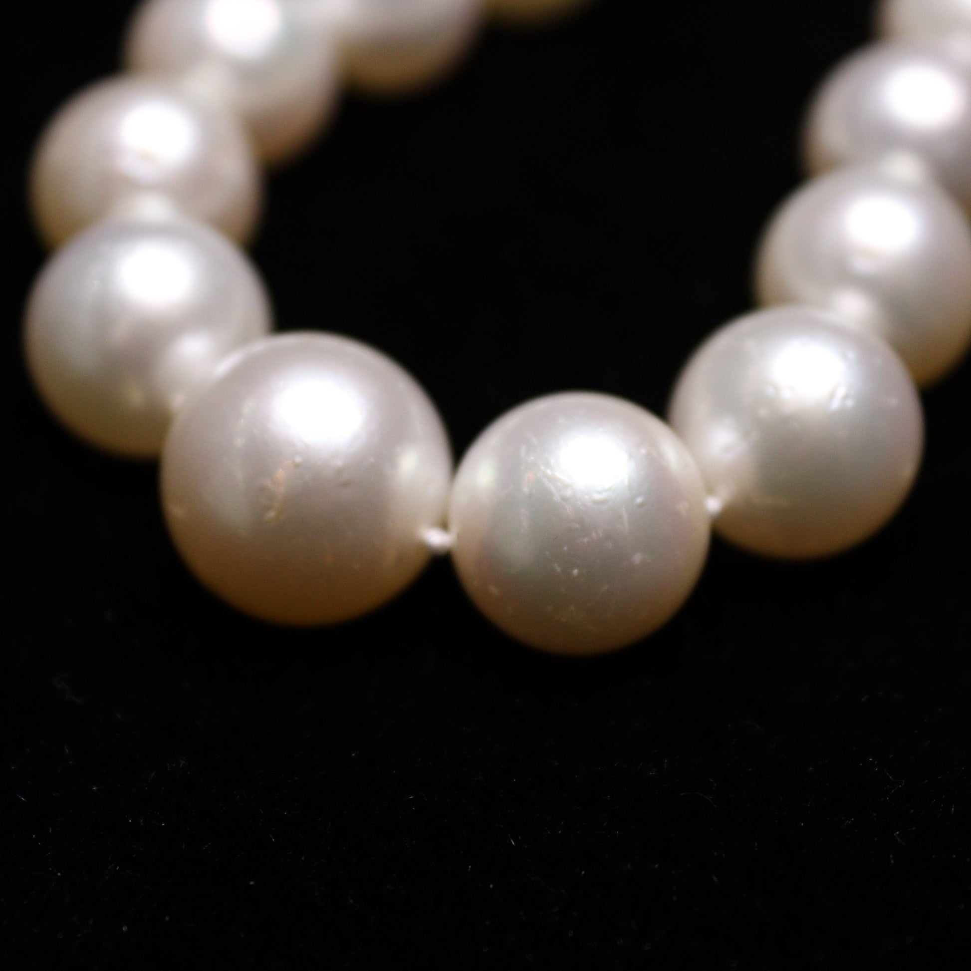 10-15MM White South Sea Pearl Necklace - XIGEMS 