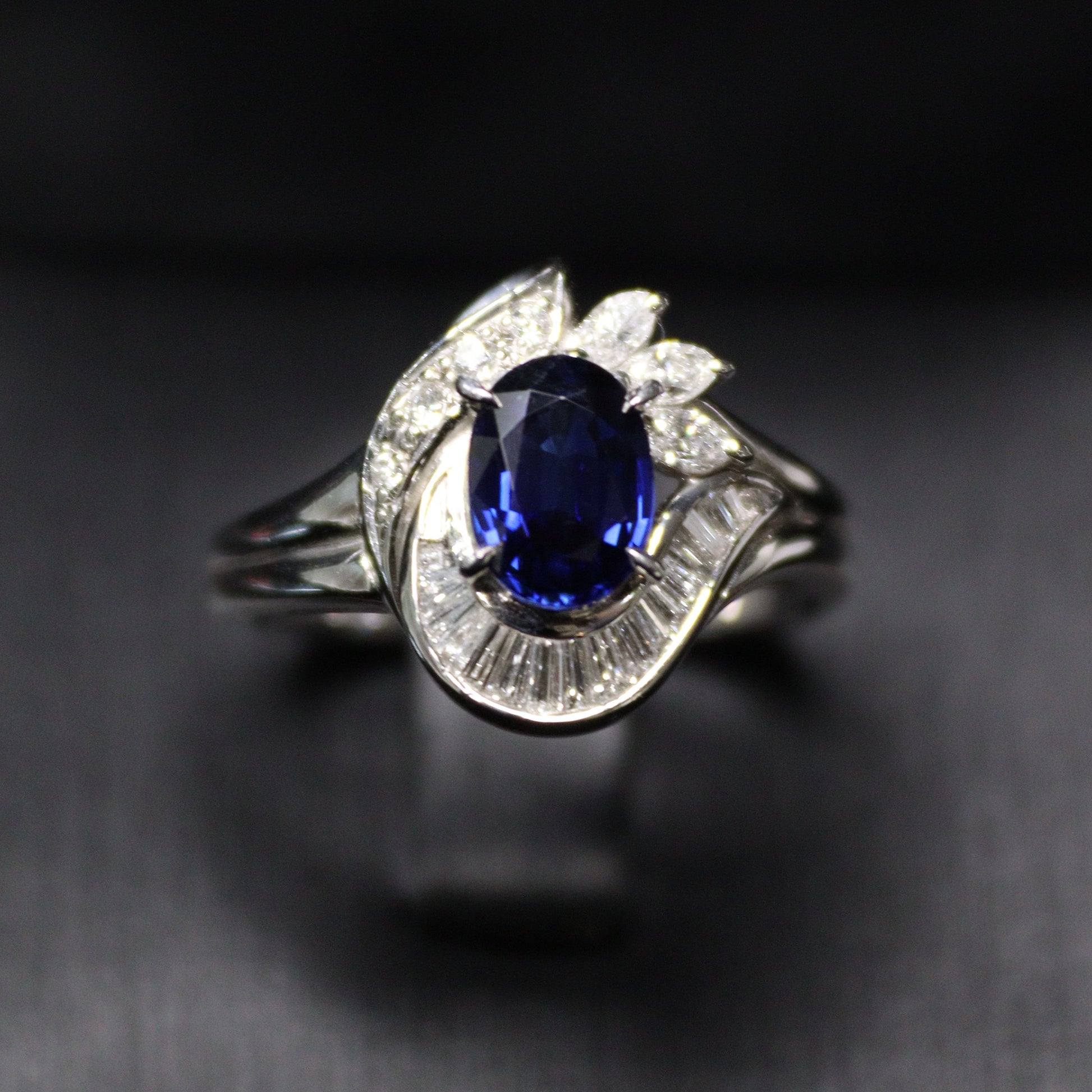 1 CT Sapphire Ring - XIGEMS 