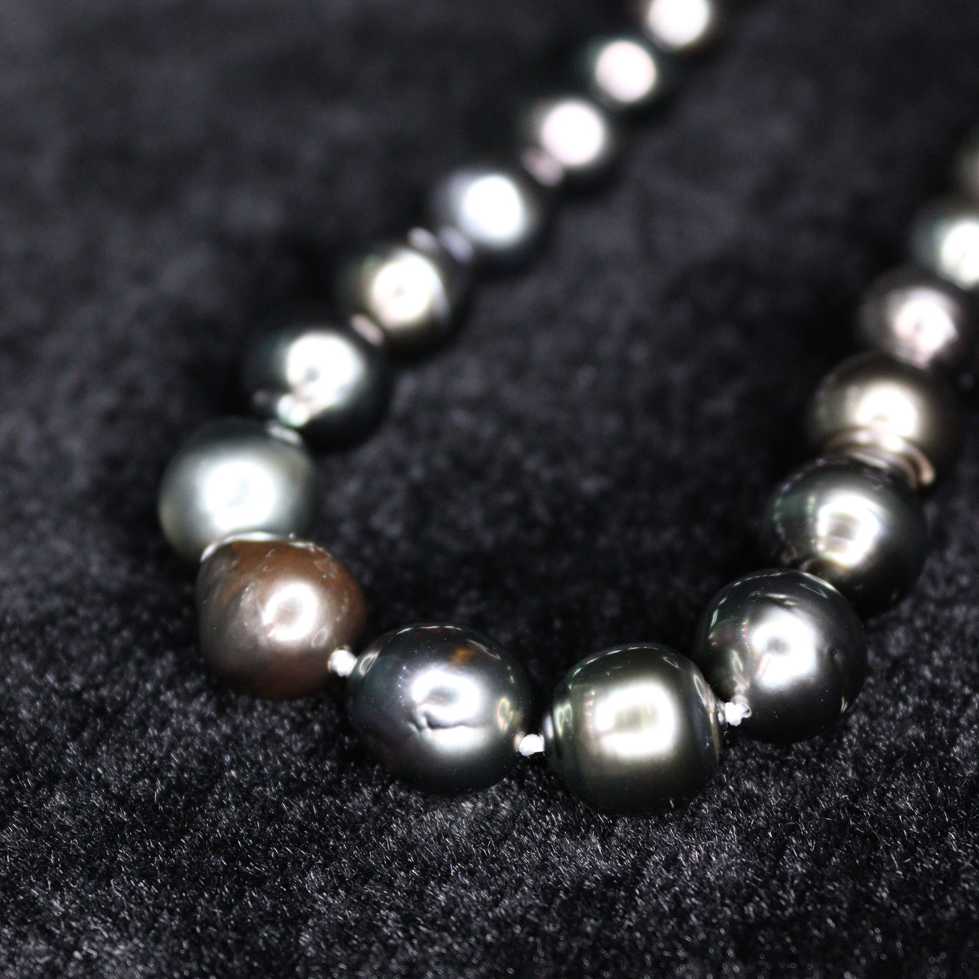 8-10MM Baroque Tahitian South Sea Pearl Necklace - XIGEMS 