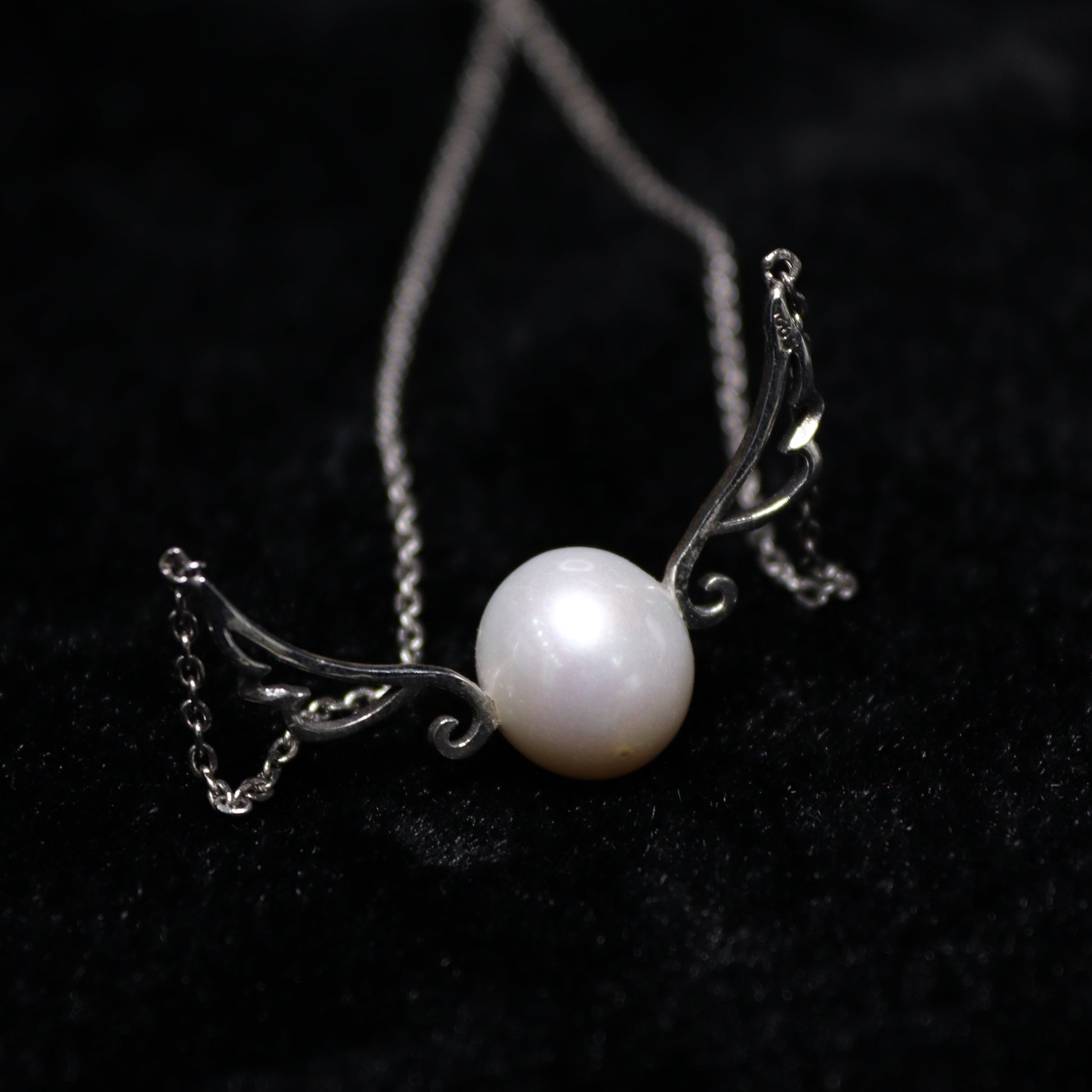 12MM Oval Fresh Water Pearl Necklace - XIGEMS 