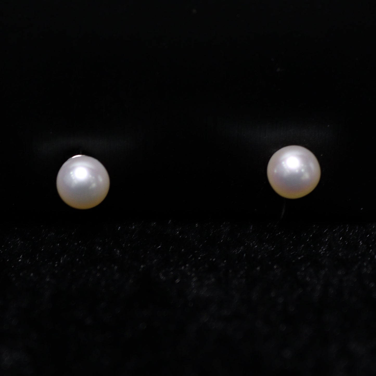 5-6MM Round Freshwater Pearl Earring Studs - XIGEMS 