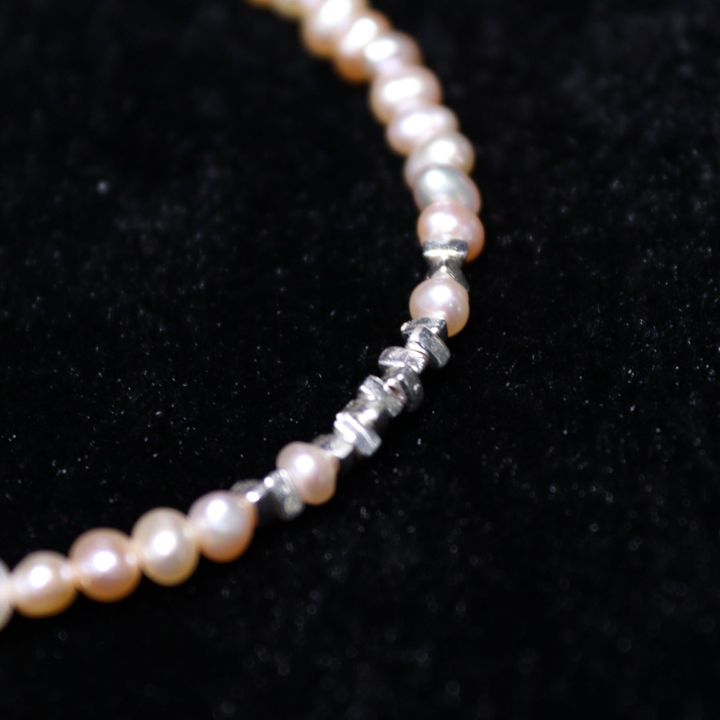 3- 4MM Rice w/ 925 Sliver Freshwater Pearl Necklace - XIGEMS 