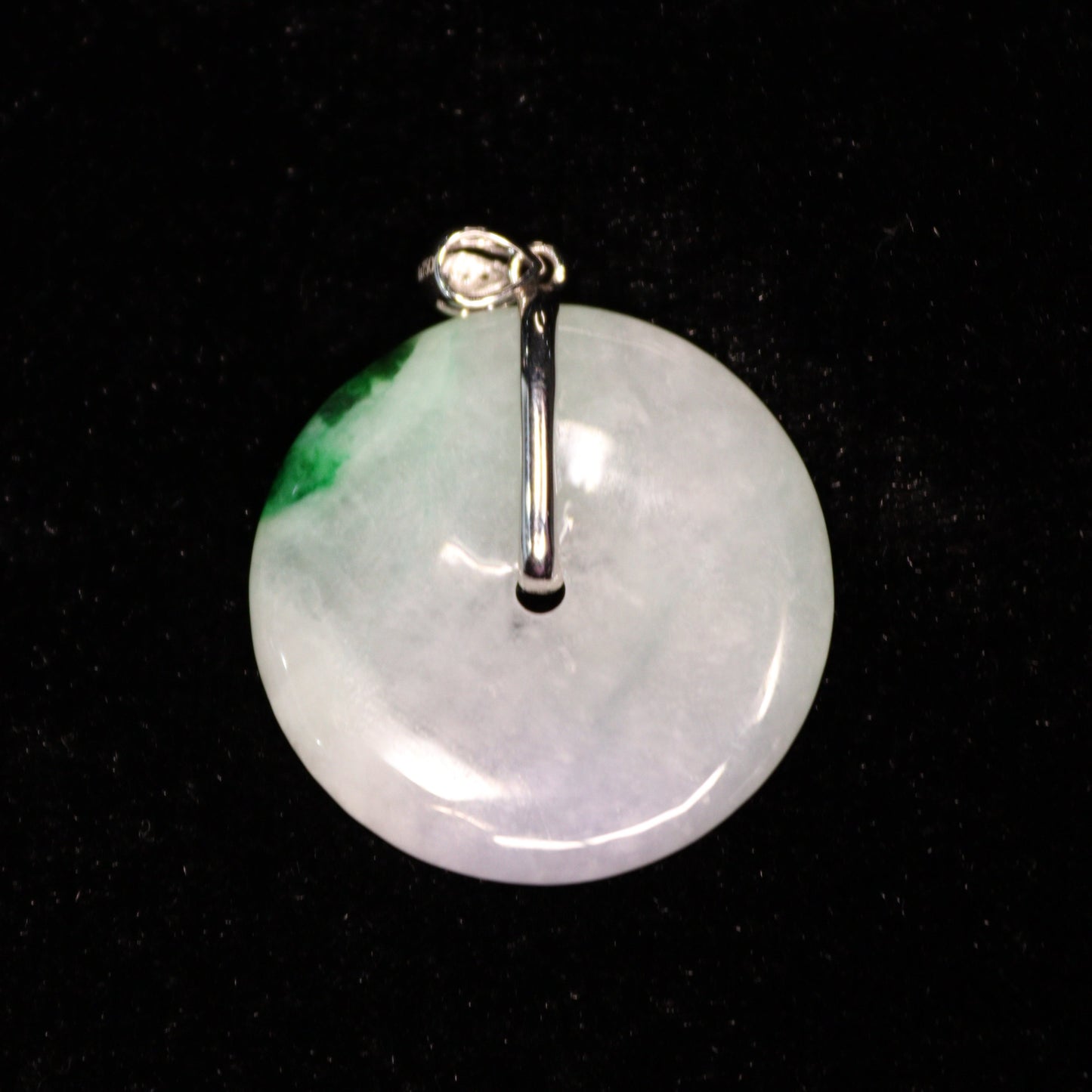 Green/Purple Shade Peace Jade Pendant - XIGEMS 