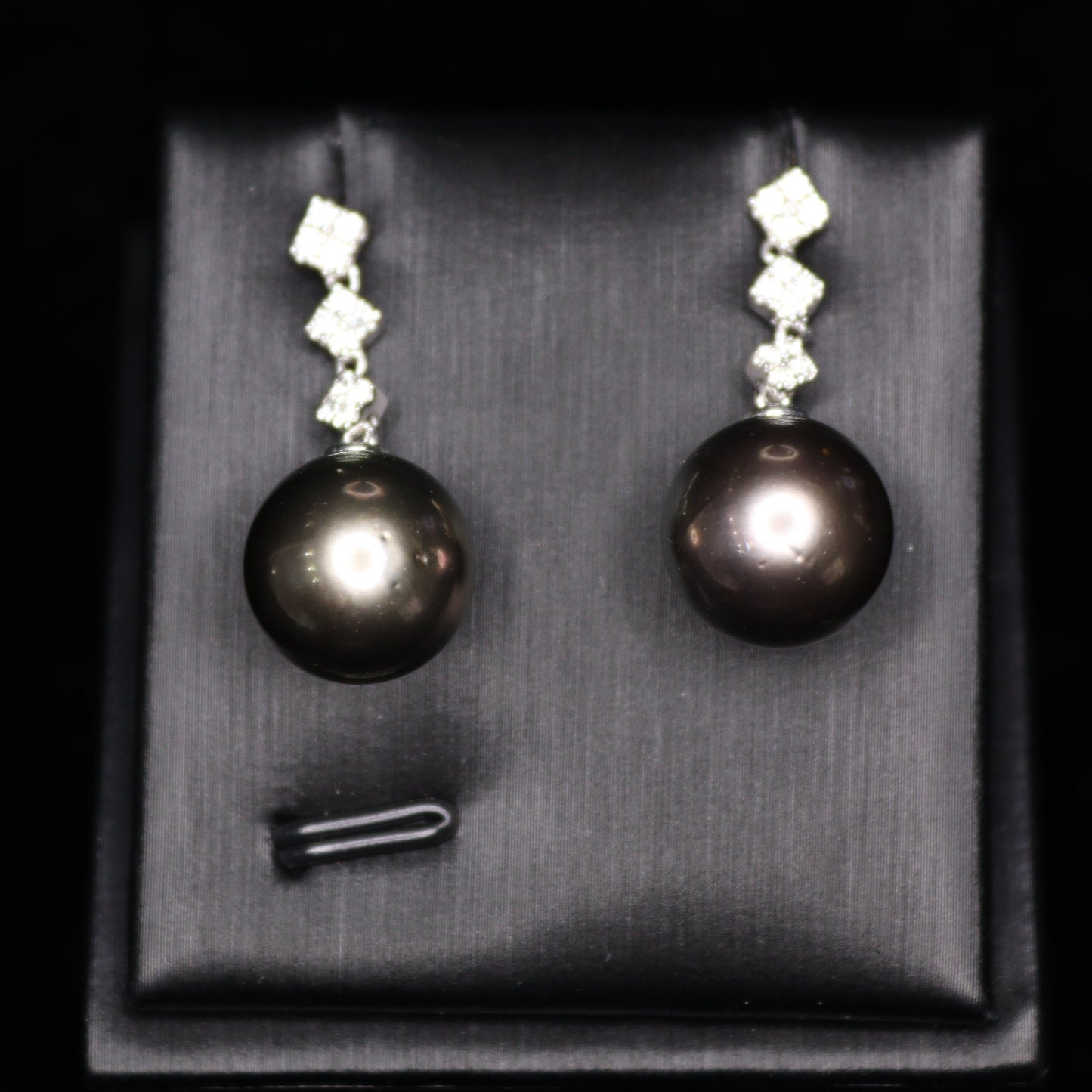 12MM Tahitian South Sea Pearl Earring - XIGEMS 