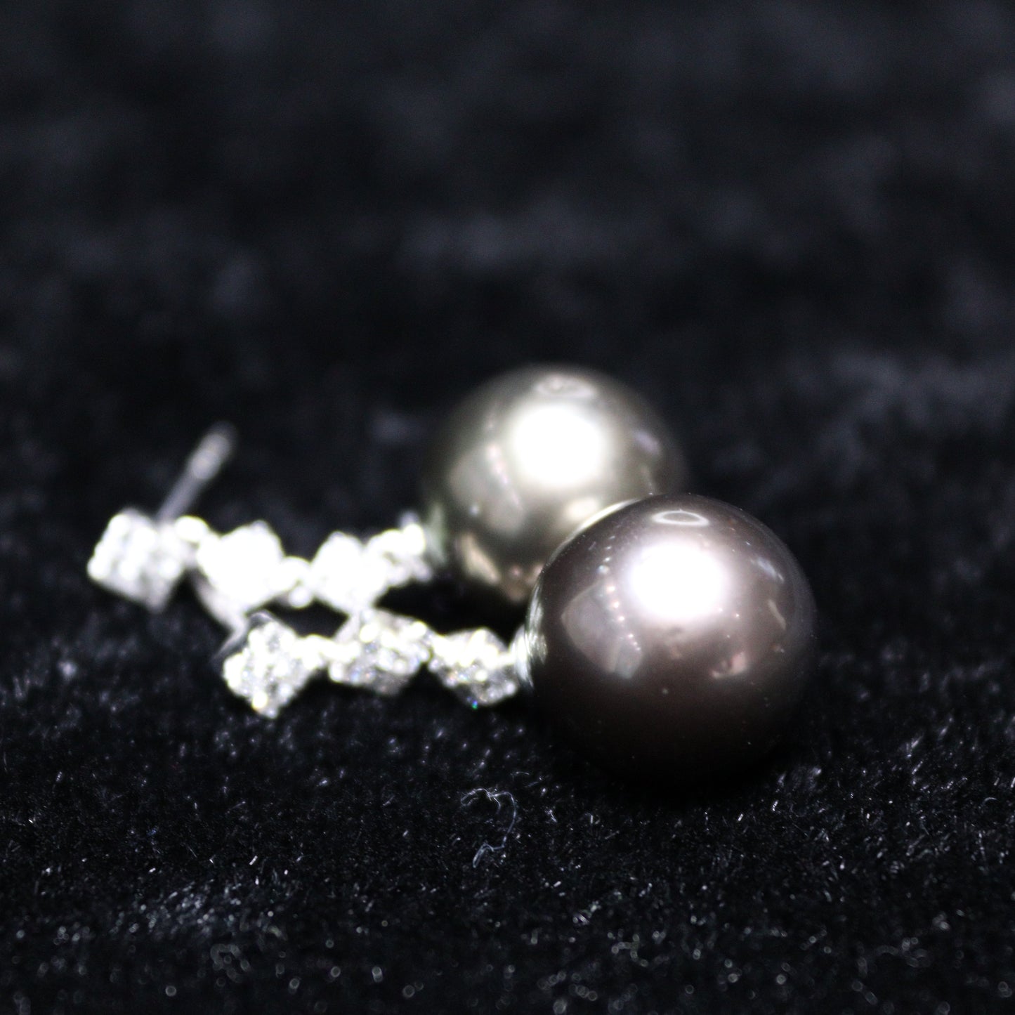 12MM Tahitian South Sea Pearl Earring - XIGEMS 