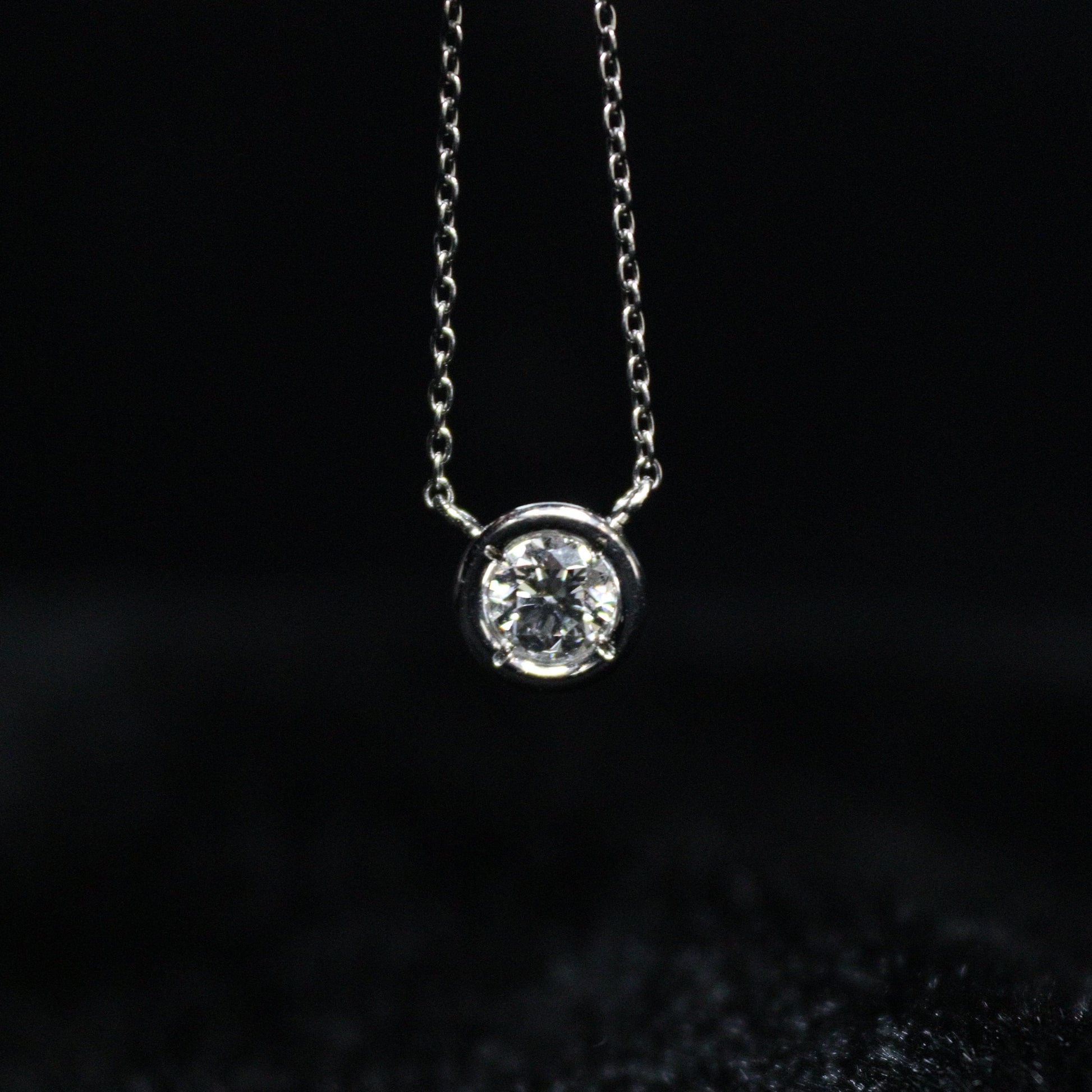 0.31 CT Diamond Pendant w/Necklace - XIGEMS 