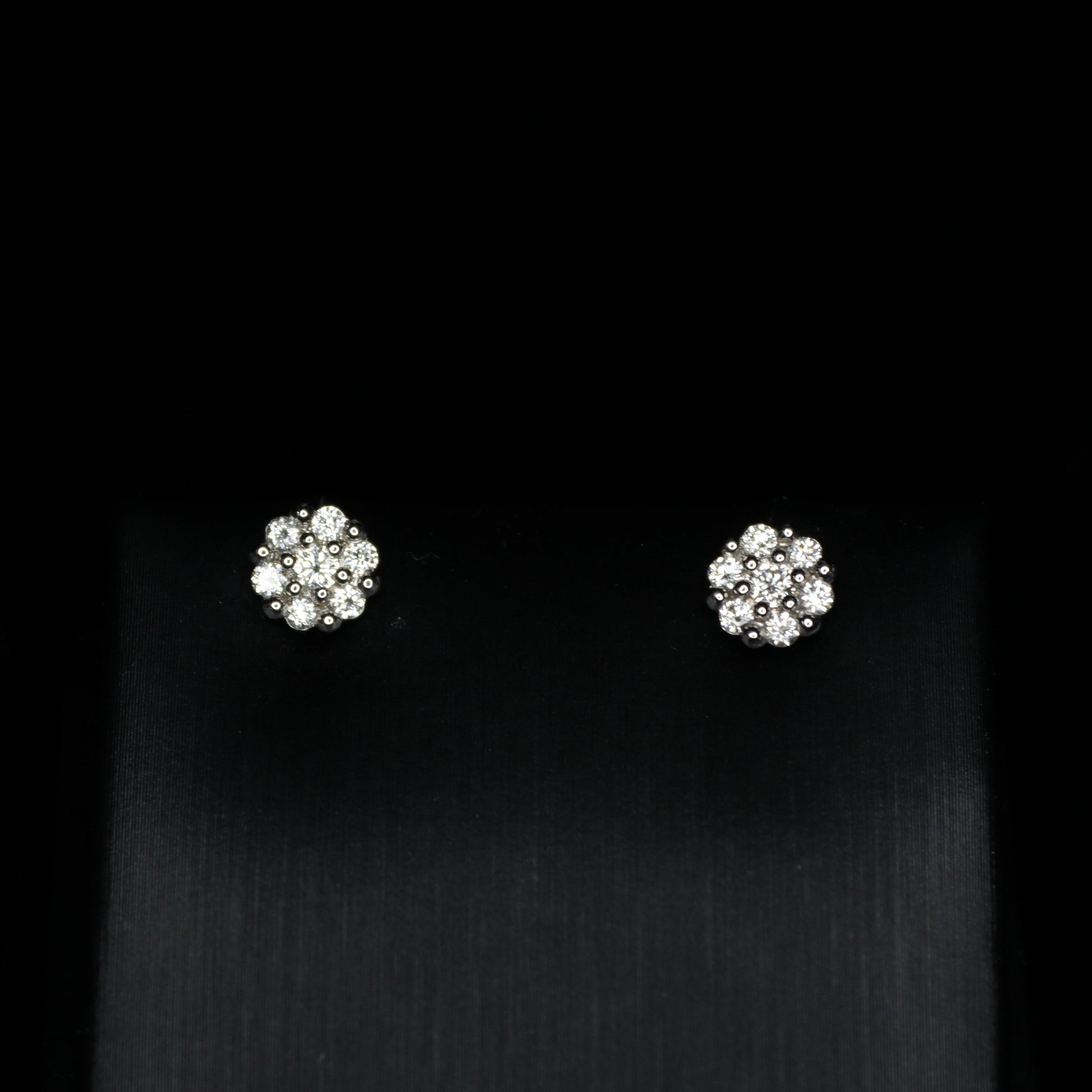 Small Flower Diamond Earring - XIGEMS 