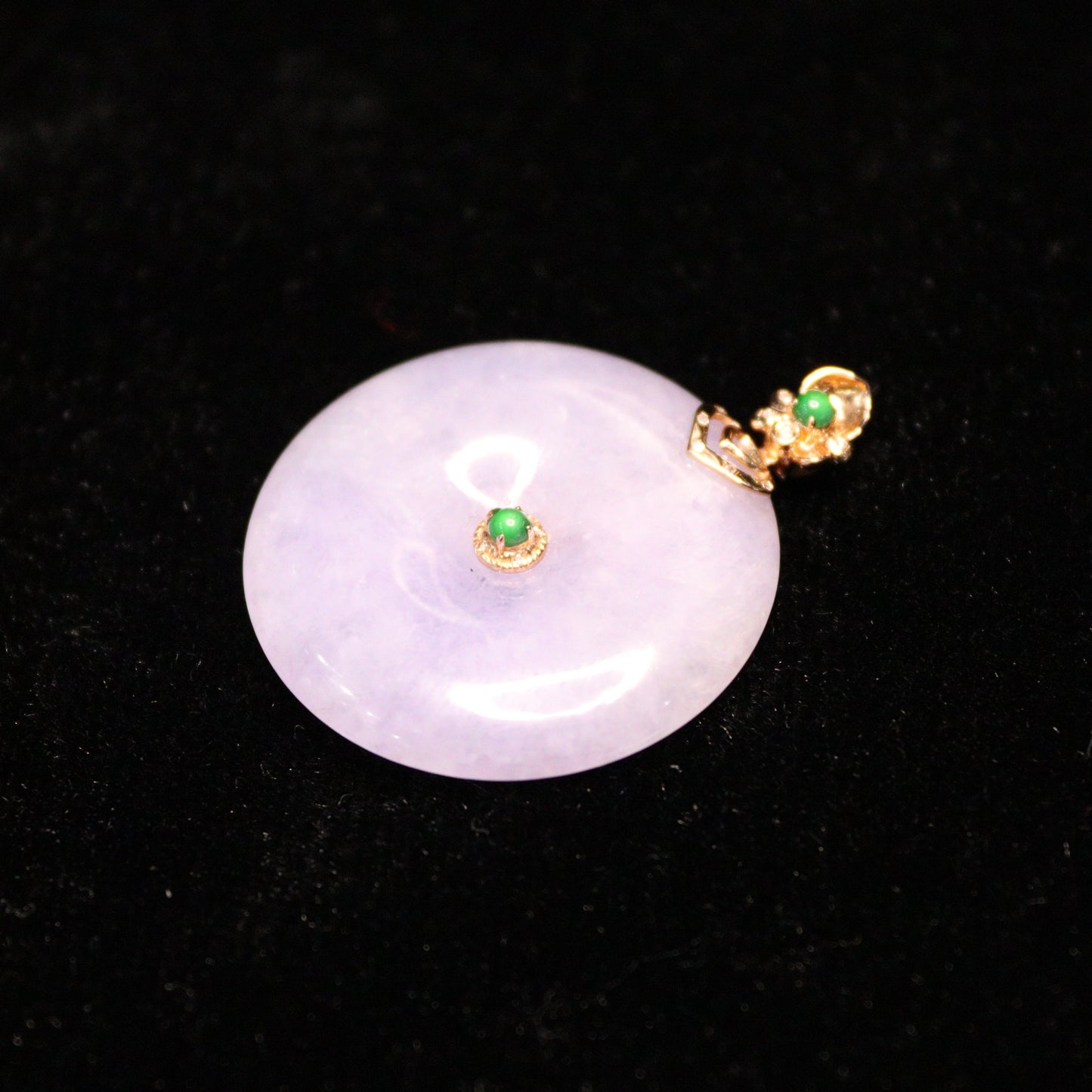 Purple Peace Jade Pendant - XIGEMS 